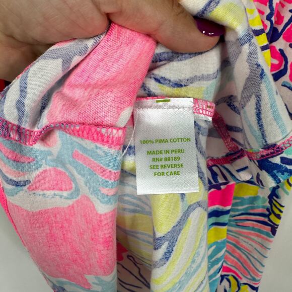 Lilly Pulitzer Carmel Dress Kir Royal Swept by The Tides Swing Dress XS #7503 - Picture 9 of 12